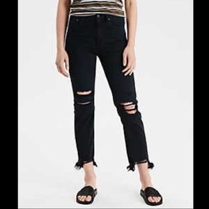 American Eagle Slim Straight Crop Jeans